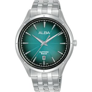 ALBA 雅柏 綻放光芒 漸層藍綠手錶-41.5mm AS9T71X1/VJ42-X361B