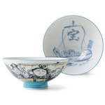 [豐名日本餐具] 5.0"雙大平碗 寶船 / C05RB5-10, , large