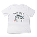 JZ TEE American Shorthair-Stay Calm Graphic Tee, , large