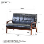 RICHOME makes a two-seater sofa, , large
