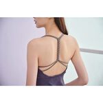 YOGA FLOW Alma Tank - 麻花編織長版上衣 - 靛蓝 Indigo, , large