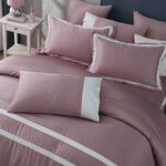 【奢華質感】80支天絲/單人雙人加大特大客製尺寸/床包枕套被套/豆沙粉/0851/MIT台灣製, , large