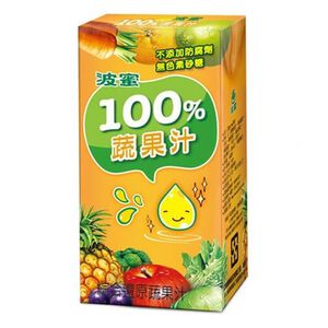 波蜜100蔬果汁TP160ml