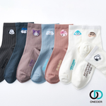 三麗鷗 史奴比 大耳狗涼感中筒襪【ONEDER 旺達棉品】CN-CL301, , large
