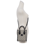 GUCCI Interlocking G 迷你手提/斜背托特包/黑藍色, , large