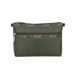 |快速出貨|Lesportsac Cosmetic Clutch 雙層拉鍊收納化妝包/ 橄欖綠, , large
