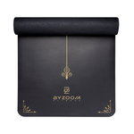 PU Natural Rubber Yoga Mat 5mm (black), , large