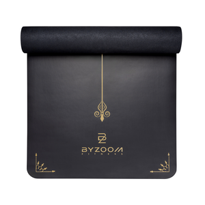 PU Natural Rubber Yoga Mat 5mm (black)