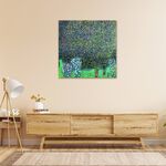 【御畫房】花園 國家一級畫師手繪油畫80×80cm(VF-174), , large