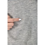 (XL) jenny shu質感圓領灰色短袖上衣二手衣, , large