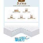 【日本旭川】特規版 AIRFit氧活力厚磅4.5CM雙面支撐空氣床墊 舒適支撐 可水洗 6D透氣循環, , large