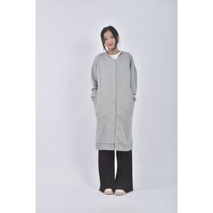 (XL) suitangtang長版排扣灰色外套二手衣