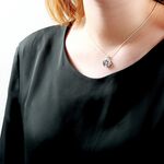 【Angel & Me 】小王子 玫瑰 花 (大) Rose s925 純銀 項鍊 情人節 禮物, , large