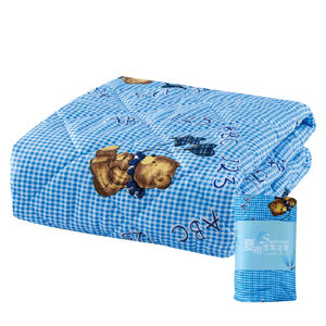 台製卡通印花涼被(顏色隨機出貨)