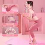 【美腿+美背+告別蝴蝶袖 小燕飛腳蹬拉力器】腳踏拉力器 阻力帶 仰臥起坐美體瘦身器 腿部拉力器 健腹拉力器 運動拉力繩, 紫色, large