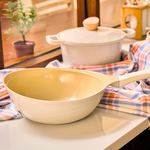 【Korea King】Colormic Ceremic Coated Non-Stick Asian Wok 26cm, , large