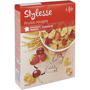 C-Rice  Wheat flake cereal red fruits