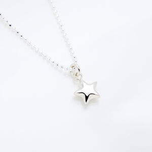 【Angel & Me】Lucky star s925 sterling silver necklace Birthday Valentine Day gift