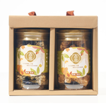 Almond & Pumpkin Seed Brittle Dual Gift Box | Handmade Low-Sugar Nut Candy, Healthy Gift Choice【ChouChou Enterprise】, , large