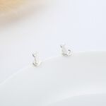 【Angel & Me】幸福 貓 貓咪 Cat s925 純銀耳環 耳夾 生日 情人節 聖誕節 禮物, , large