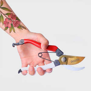 D-623ATC 鈦合金 Bypass 交錯式修枝剪 樹枝剪 花剪 防滑握柄 日本SK5 硬鉻+ 鈦合金鍍層 台灣製