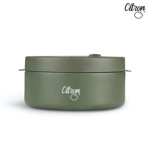 官方直營【Citron】三層食品保溫罐(大)_森林綠