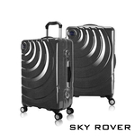 【PANTHEON PLAZA】展示品限量出清 SKY ROVER 24吋 魔幻星辰 鋁框硬殼行李箱 SRI-1547J 玫瑰金, , large