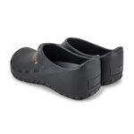 HANG TEN 一體成型廚師鞋 MIT台灣製造 工作鞋 拖鞋 懶人鞋 廚房 防水 護趾 透氣 可拆鞋墊 耐磨 止滑 黑, , large