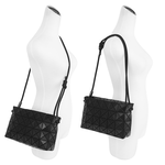 ISSEY MIYAKE Loop Matte 霧面拉鍊肩背/斜背包(黑色), , large