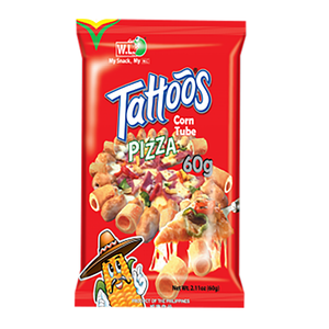 Tattoos Corn Tube Pizza