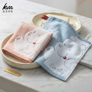 [Kemei Cotton] excellent no yarn high quality small square scarf / handkerchief / wipe hand towel / wipe sweat towel / saliva towel