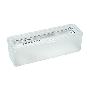 日本製透明蓋可視餐具 / 文具收納盒-長型-4入