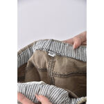 (2XL) 綁帶棕色長褲二手衣, , large