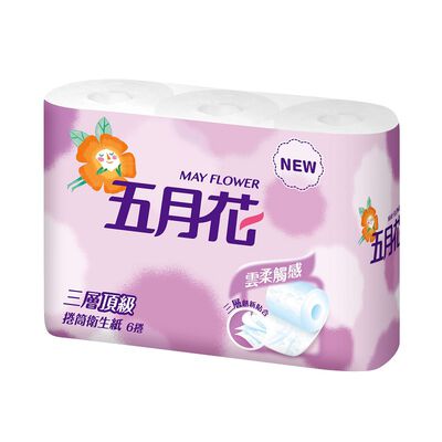 五月花三層捲筒衛生紙 200張