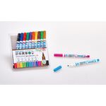 雄獅  600酒精細字奇異筆4色組/8組/12組12色組(612), , large