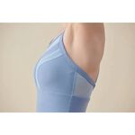 YOGA FLOW Venus Tank - 撞色網紗長版上衣 - 深天藍 Sky Grey, , large