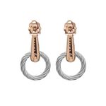 CHARRIOL 夏利豪 INFINITY ZEN 鋼索耳環 送禮推薦 03-102-1232-1, , large