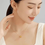 【Prisme Gold】黃金項鍊 圓環 圓管項鍊 (金重：約0.02錢±0.01), , large
