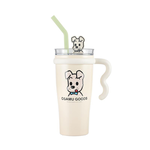 【BEDDYBEAR】杯具熊 巨巨保溫杯 海量系列帶柄吸管杯 900ml （水杯 水壺 隨行杯 茶水分離）, , large