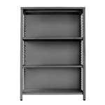 「新年收納升級｜7折」[佳格倉儲]工業風碳鋼置物層架 | 深35x寬80x高112 cm (共3層) 黑 | DIY組裝商品, , large