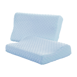 Magic Bean Zero Pressure Memory Foam Pillow (Blue)