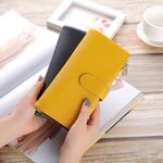 【現貨保固】多功能長夾 可拆式撞色女長夾 手拿包 錢包 真皮長夾 長卡夾包, , large