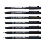 【Kuretake 吳竹】ZIG 漫畫代針筆 黑色 0.03mm~0.8mm /支 CNM-003~08-5V(日本品牌)  -  多款可選, , large