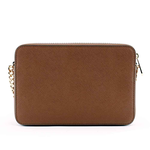 Michael Kors 金字logo方形鏈帶斜背包/焦糖, , large