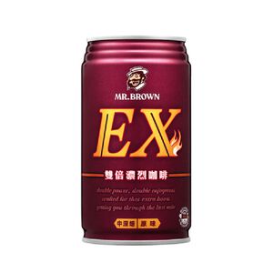 伯朗EX雙倍濃烈咖啡Can330ml