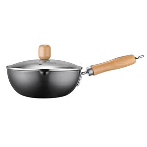 Nitrogen suffocated pure iron pot 24cm