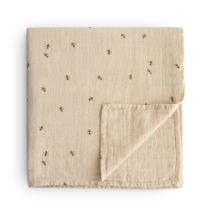 Mushie Swaddle - Bees