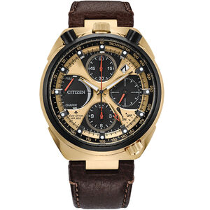 CITIZEN 星辰 Tsuno Chrono 50週年 牛頭錶 光動能計時手錶 AV0072-01X
