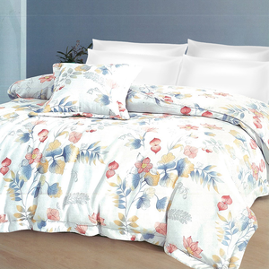 FITNESS_100%純天絲頂級60S雙人薄被套/被單-舞伶春曉