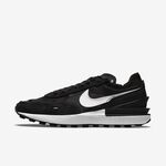 Kixpress-Nike Wmns Waffle One 女 休閒鞋 運動 經典 復古 麂皮 舒適 穿搭 黑白 [DC2533-001], , large